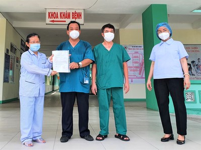 Thêm 1 bệnh nhân Covid-19 ở Đà Nẵng được xuất viện