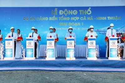 Ninh Thuận: Lễ động thổ dự án Cảng biển tổng hợp Cà Ná