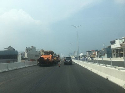 Cầu cạn Mai Dịch - Nam Thăng Long hoàn thành vào cuối tháng 9/2020
