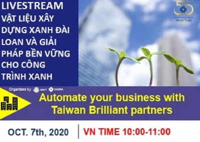 Livestream giới thiệu sản phẩm Vật liệu xanh Đài Loan tiềm năng