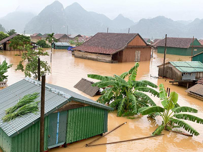 Quảng Bình: Mưa lớn khiến hơn 12.000 ngôi nhà bị ngập trong nước