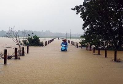 Hà Tĩnh: Tình hình lũ lụt trên địa bàn tỉnh đến ngày 10/10