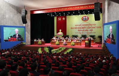 Đại hội XVII Đảng bộ Hà Nội: Xây dựng Thủ đô xanh và bền vững