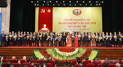 Danh sách BCH Đảng bộ TP.Hà Nội khoá XVII, nhiệm kỳ 2020 - 2025