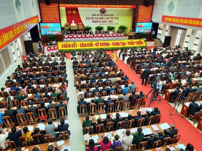 Bế mạc đại hội đại biểu Đảng bộ tỉnh Quảng Nam lần thứ 22