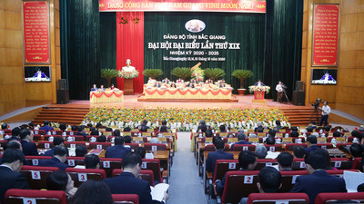Khai mạc Đại hội đại biểu Đảng bộ tỉnh Bắc Giang lần thứ XIX