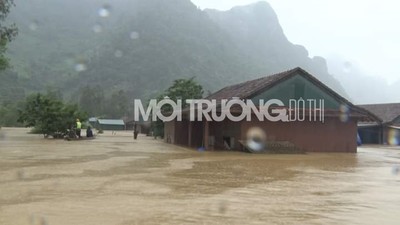 Quảng Bình: Một huyện có gần 800 ngôi nhà ngập chìm trong nước