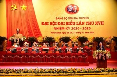 Hải Dương: Khai mạc Đại hội Đảng bộ tỉnh lần thứ XVII