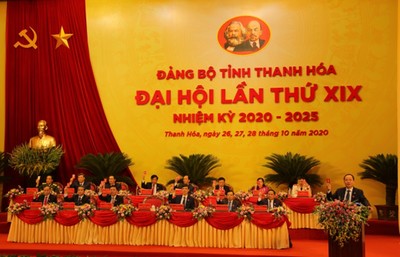 Bầu BCH Đảng bộ tỉnh Thanh Hóa khóa XIX, nhiệm kỳ 2020-2025