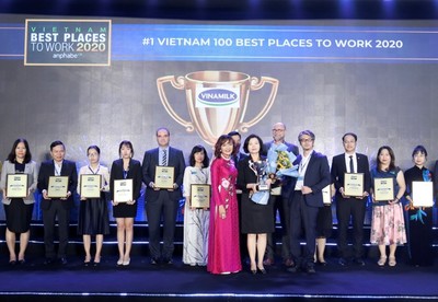 Vinamilk được bình chọn là nơi làm việc tốt nhất Việt Nam