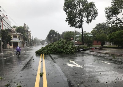 Phú Yên thống kê thiệt hại bước đầu do bão số 9