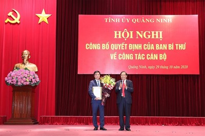 Thứ trưởng Bộ Xây dựng giữ chức Phó Bí thư Tỉnh uỷ Quảng Ninh