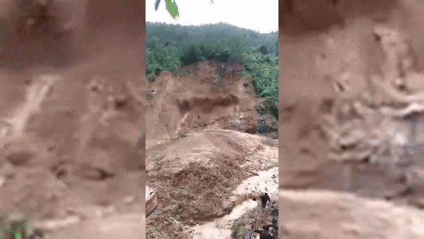 Lại sạt lở núi ở Quảng Nam, nhiều người thoát chết trong gang tấc