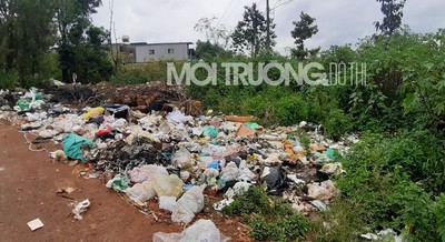 Pleiku: Bãi rác tự phát gây ô nhiễm môi trường