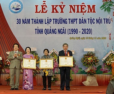 Quảng Ngãi: Trường THPT DTNT tỉnh kỷ niệm 30 năm thành lập