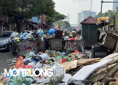 Dân khổ vì rác bởi năng lực thu gom của Công ty Minh Quân