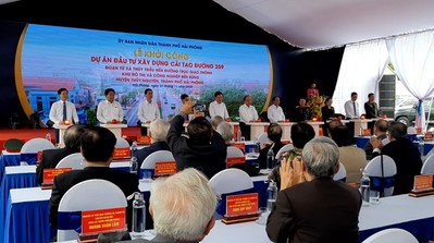 Thủ tướng dự lễ khởi công Dự án Đầu tư xây dựng cải tạo đường 359