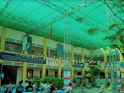 Tp.HCM: Trường Chuyên biệt Bình Tân có mái che mới