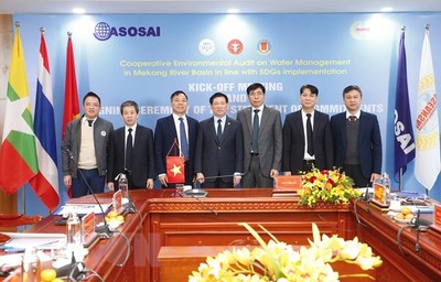 Ngành kiểm toán đẩy mạnh hợp tác về quản lý nguồn nước sông Mekong