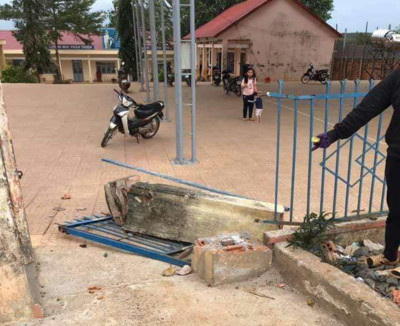 Đắk Nông: Cổng trường đổ sập làm một học sinh tiểu học tử vong