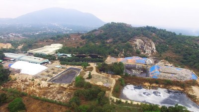 Công ty TNHH Cù Lao Xanh xả trực tiếp nước rỉ rác ra môi trường