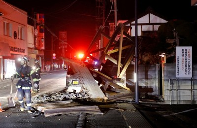 Động đất ở Nhật Bản khiến ít nhất 100 người bị thương
