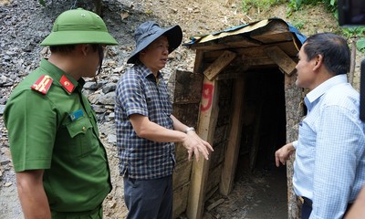 Sẽ đánh sập tất cả các hầm khai thác vàng trái phép tại Quảng Nam
