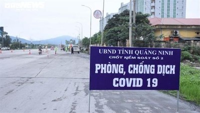 Ngày 22/3, Quảng Ninh tạm dừng hoạt động các chốt kiểm soát Covid-19