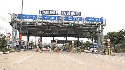 Trạm thu phí tại xa lộ Hà Nội chính thức thu phí từ 1/4