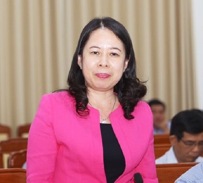 Bà Võ Thị Ánh Xuân được đề cử để bầu Phó Chủ tịch nước