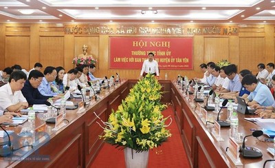 Tân Yên là 1 trong 3 huyện về đích nông thôn mới sớm nhất tỉnh