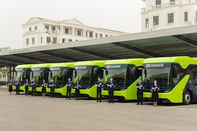 Vin bus vận hành xe buýt điện thông minh đầu tiên tại Việt Nam