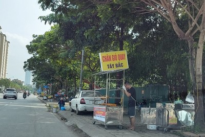 Hà Nội: Hè phố biến thành chợ nông sản
