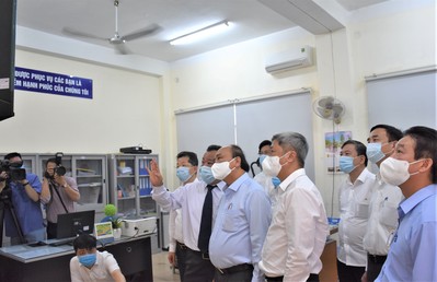 Chủ tịch nước kiểm tra công tác phòng, chống dịch Covid-19 ở Đà Nẵng