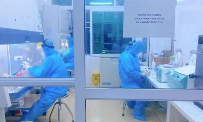 Hơn 1.100 mẫu xét nghiệm tại BV ĐK Thái Bình âm tính với SARS-CoV-2