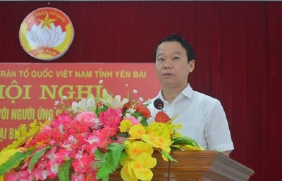 Bí thư Tỉnh ủy Đỗ Đức Duy tiếp xúc cử tri tại huyện Lục Yên