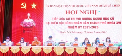 Quận Lê Chân: Sẵn sàng cho ngày hội bầu cử diễn ra an toàn