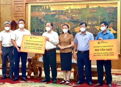 T&T Group tiếp sức Bắc Giang, Bắc Ninh chống dịch