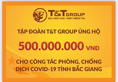 T&T Group hỗ trợ thêm 1 tỷ đồng giúp Bắc Ninh, Bắc Giang chống dịch