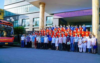 78 bác sĩ, sinh viên Thái Bình chi viện cho Bắc Ninh, Bắc Giang