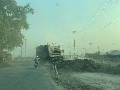 Vĩnh Phúc: 'Xe vua' hoành hành tại tỉnh lộ 310