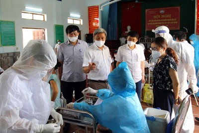 Bắc Giang hoàn thành tiêm 150.000 liều vacccine trong 5 ngày