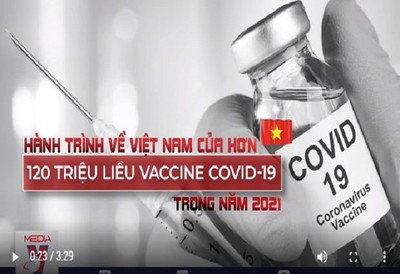 Hành trình về Việt Nam của hơn 120 triệu liều vaccine COVID-19