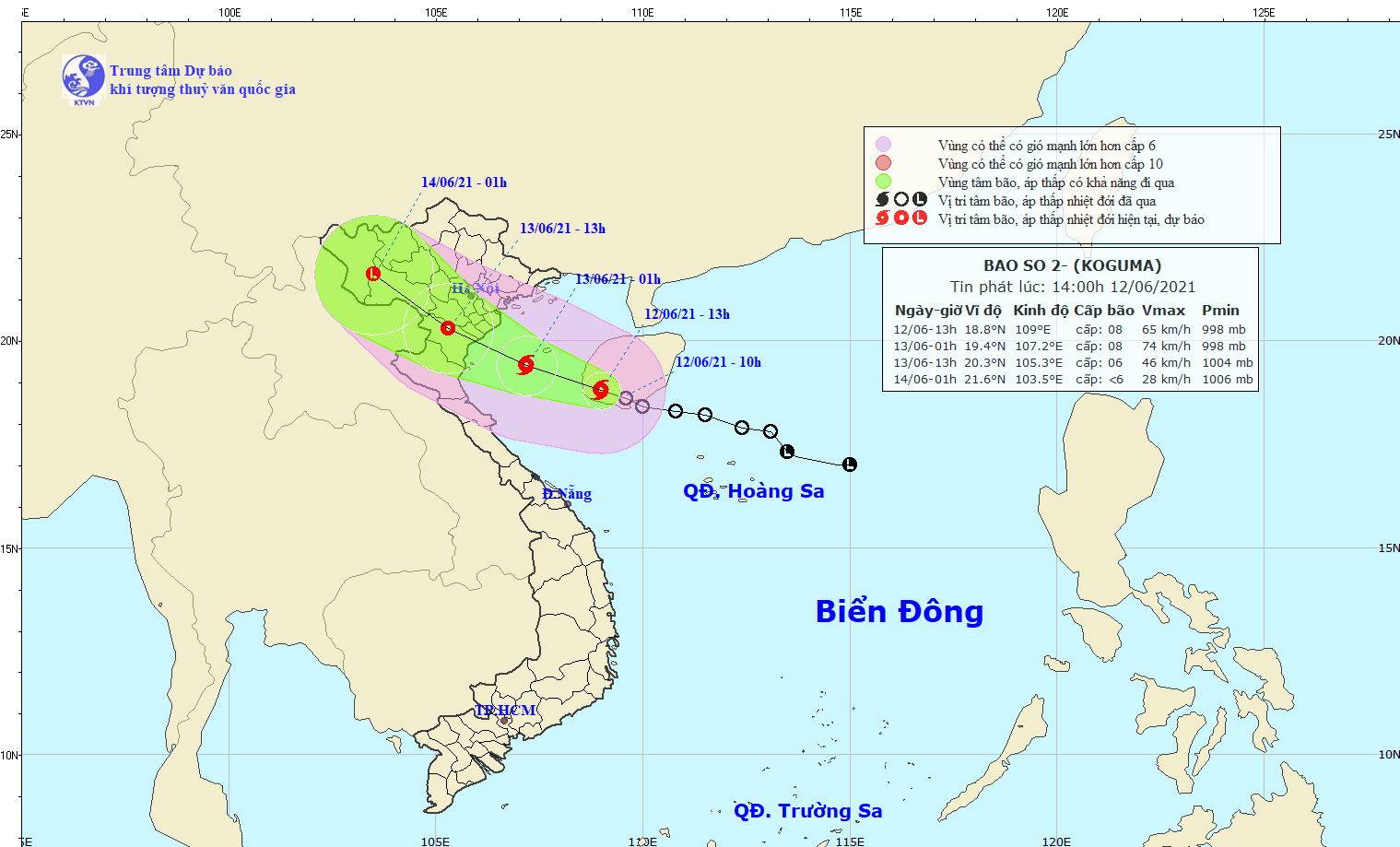 Do ảnh hưởng của bão số 2 Bắc Bộ và Bắc Trung Bộ mưa to