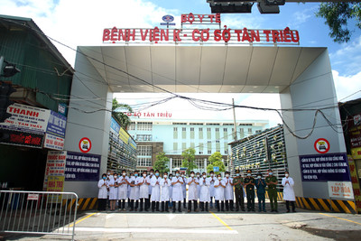 Hà Nội: Chính thức gỡ phong toả Bệnh viện K cơ sở Tân Triều