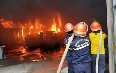 TP Vinh (Nghệ An) cháy nhà trong đêm 6 người tử vong