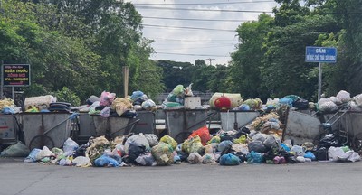 Thành phố Thái Bình “ngập” trong rác, ô nhiễm nặng nề