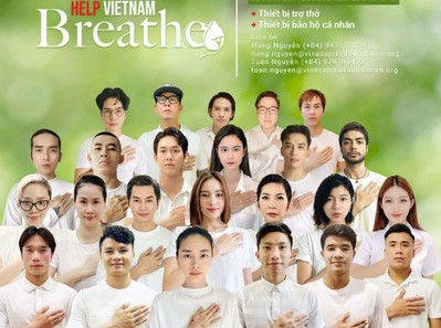 NS và Cầu thủ đội tuyển Việt kêu gọi ủng hộ Quỹ Vì Nhịp Thở Việt Nam