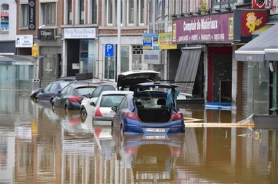 Vẫn còn hơn 160 người mất tích trong trận lũ lụt lịch sử tại Bỉ
