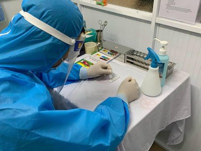 Bệnh viện Mắt Quốc tế Sài Gòn - Gia Lai test nhanh COVID-19 Humasis